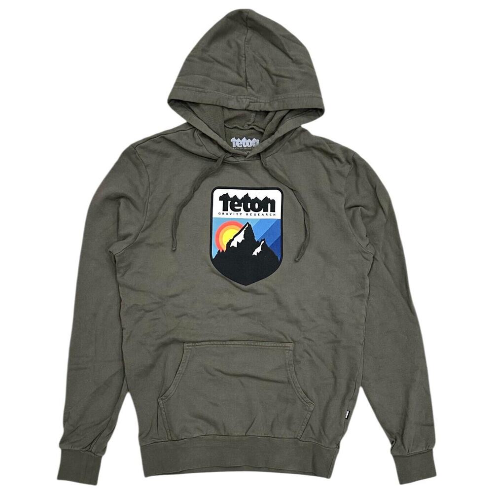 Teton Gravity Research Men's Retro Camp Hoodie 2.0 Fleece Hoodie Sweatshirt